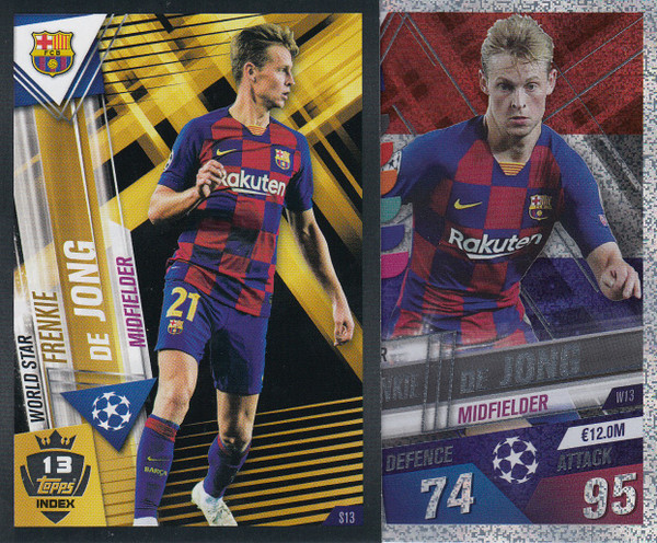 #W13 Frenkie De Jong (FC Barcelona) Match Attax 101 2019/20