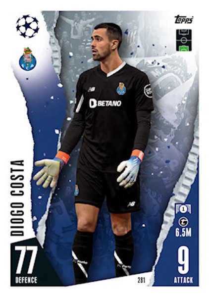 #281 Diogo Costa (FC Porto) Match Attax Champions League 2023/24