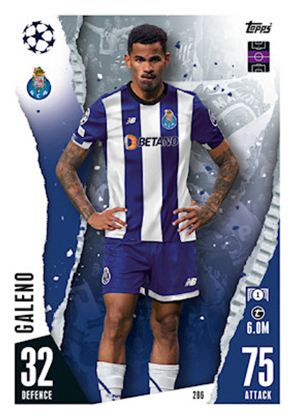 #286 Galeno (FC Porto) Match Attax Champions League 2023/24