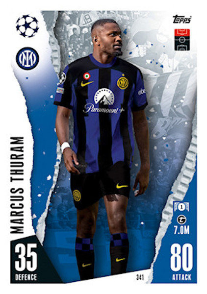 #341 Marcus Thuram (FC Internazionale Milano) Match Attax Champions League 2023/24