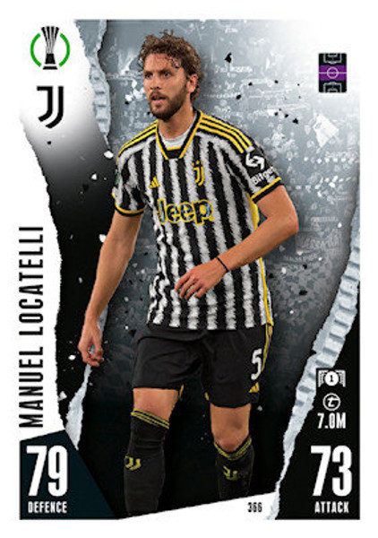 #366 Manuel Locatelli (Juventus) Match Attax Champions League 2023/24