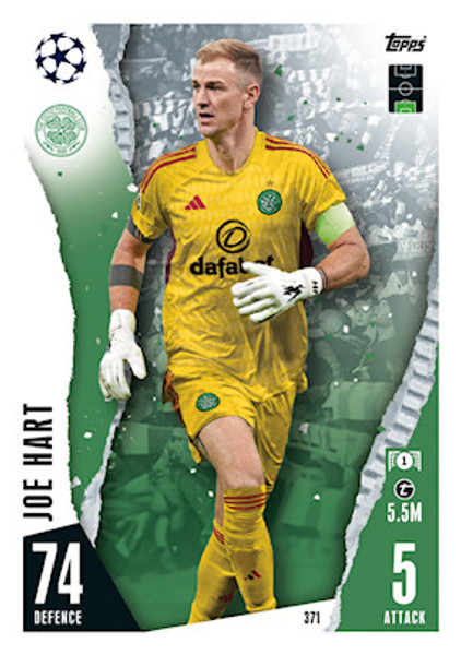 #371 Joe Hart (Celtic FC) Match Attax Champions League 2023/24