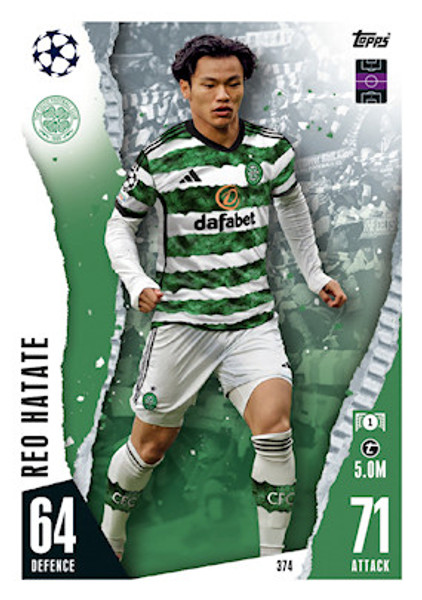 #374 Reo Hatate (Celtic FC) Match Attax Champions League 2023/24