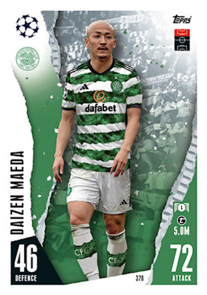 #378 Daizen Maeda (Celtic FC) Match Attax Champions League 2023/24