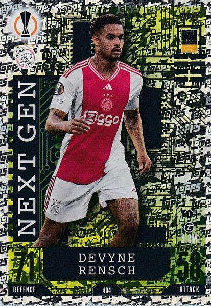 #404 Devyne Rensch (AFC Ajax) Match Attax Champions League 2023/24 NEXT GEN