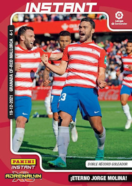 #19 Jorge Molina (Granada CF) - ¡Eterno Jorge Molina! -Doble Récord Goleador PANINI INSTANT LALIGA 2021-22