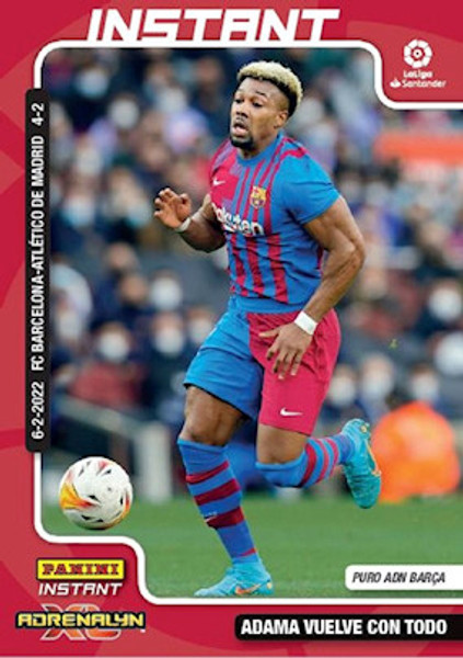 #21 Adama Traoré (FC Barcelona) - Adama Vuleve con Todo - Puro ADN Barça PANINI INSTANT LALIGA 2021-22