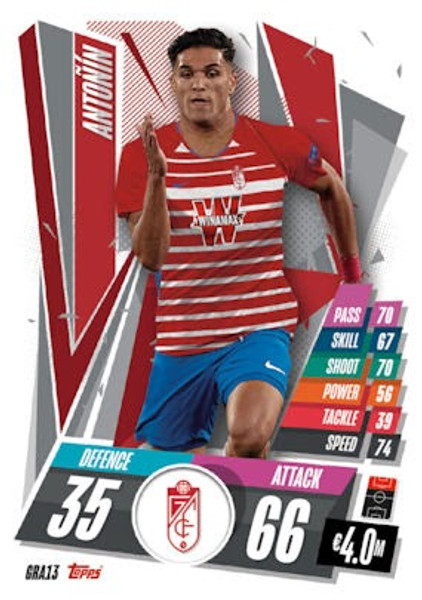 #GRA13 Antoñín (Granada CF) Match Attax 2020/21 SPANISH EXCLUSIVE RELEASE