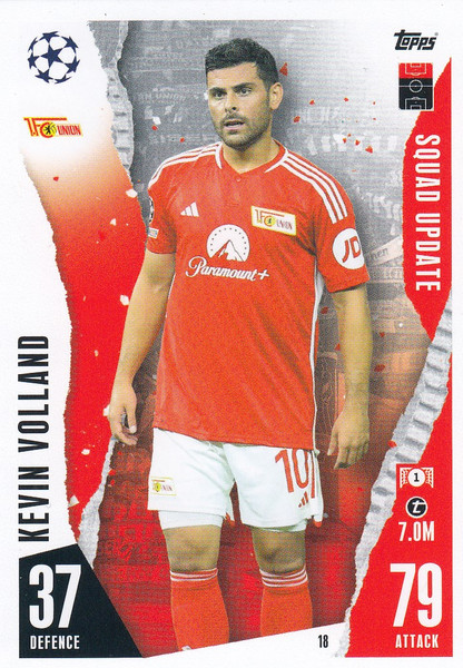 #18 Kevin Volland (1.FC Union Berlin) Match Attax EXTRA Champions League 2023/24