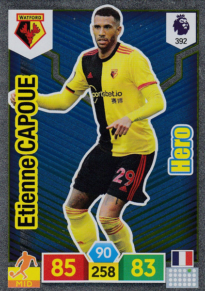 #392 Etienne Capoue (Watford) Adrenalyn XL Premier League 2019/20 HERO