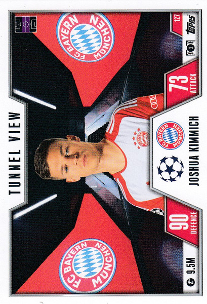 #127 Joshua Kimmich (FC Bayern München) Match Attax EXTRA Champions League 2023/24 TUNNEL VIEW