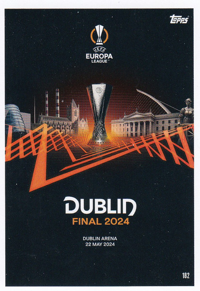 #182 UEFA Europa League Match Attax EXTRA Champions League 2023/24 ROAD TO FINALS