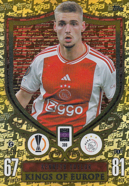 #300 Kenneth Taylor (AFC Ajax) Match Attax EXTRA Champions League 2023/24 KINGS OF EUROPE