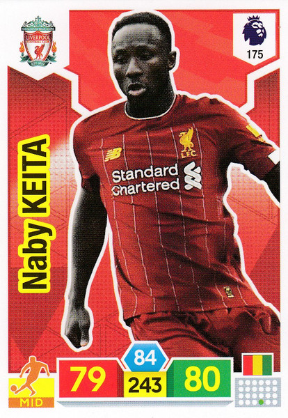 #175 Naby Keita (Liverpool) Adrenalyn XL Premier League 2019/20