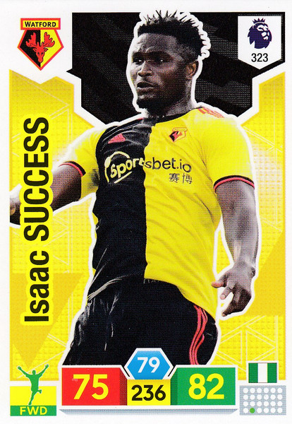 #323 Isaac Success (Watford) Adrenalyn XL Premier League 2019/20