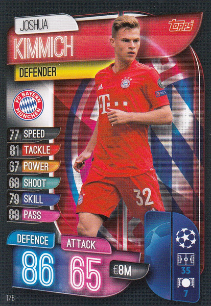 #175 Joshua Kimmich (FC Bayern Munchen) Match Attax Champions League 2019/20