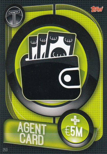 #253 Agent Card Match Attax Champions League 2019/20 TACTIC CARD