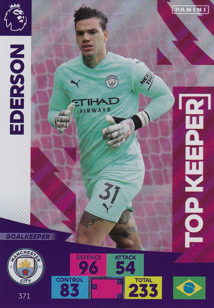 #371 Ederson (Manchester City) Adrenalyn XL Premier League 2020/21 TOP KEEPER