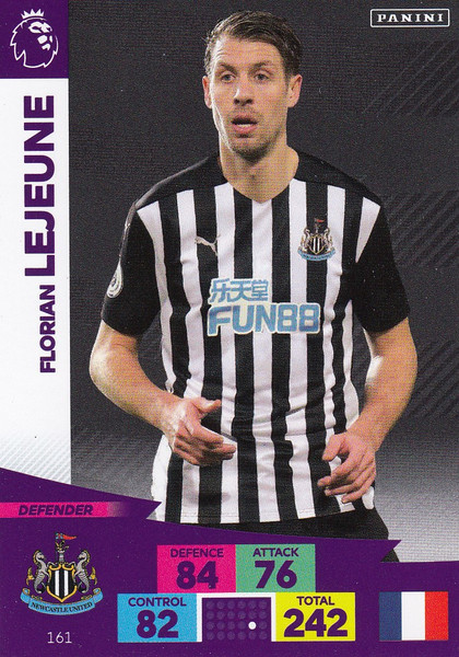 #161 Florian Lejeune (Newcastle United) Adrenalyn XL Premier League 2020/21