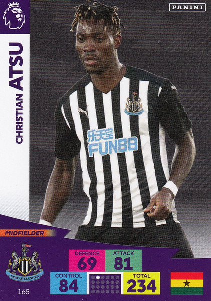 #165 Christian Atsu (Newcastle United) Adrenalyn XL Premier League 2020/21