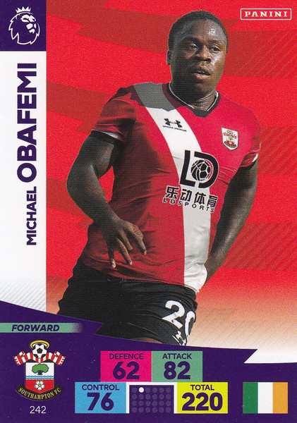 #242 Michael Obafemi (Southampton) Adrenalyn XL Premier League 2020/21