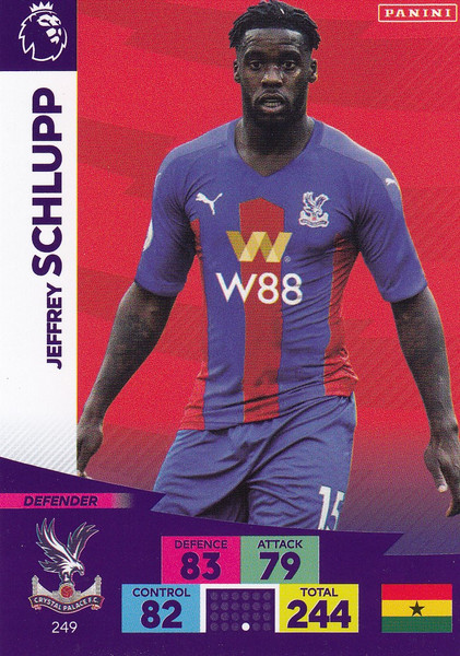 #249 Jeffrey Schlupp (Crystal Palace) Adrenalyn XL Premier League 2020/21