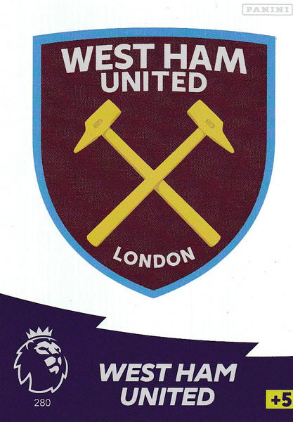 #280 Club Badge (West Ham United) Adrenalyn XL Premier League 2020/21
