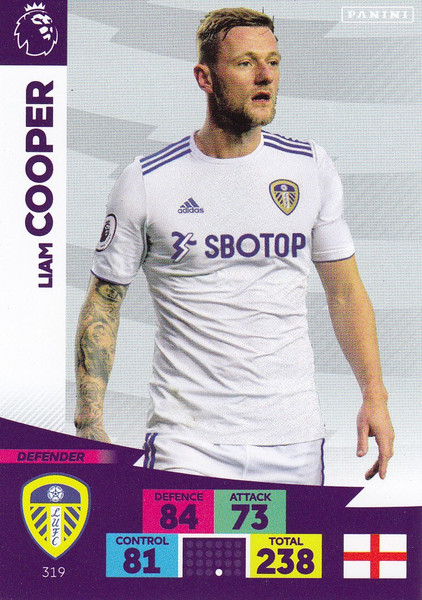 #319 Liam Cooper (Leeds United) Adrenalyn XL Premier League 2020/21
