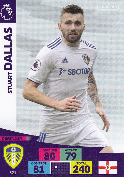 #321 Stuart Dallas (Leeds United) Adrenalyn XL Premier League 2020/21