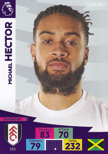 #355 Michael Hector (Fulham) Adrenalyn XL Premier League 2020/21