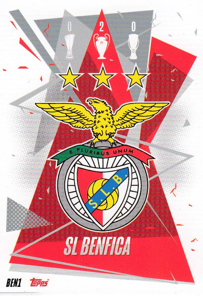 #BEN1 Club Badge (SL Benfica) Match Attax Champions League 2020/21
