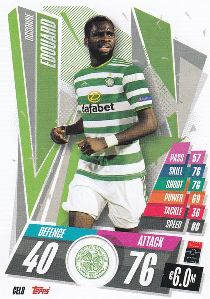 #CEL8 Odsonne Edouard (Celtic FC) Match Attax Champions League 2020/21