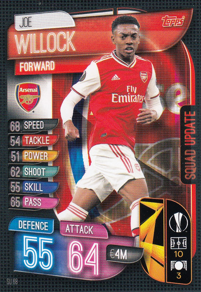 #SU68 Joe Willock (Arsenal FC) Match Attax EXTRA 2019/20