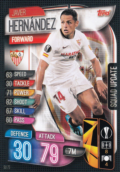 #SU73 Javier Hernandez (Sevilla FC) Match Attax EXTRA 2019/20