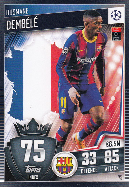 #75 Ousmane Dembélé (FC Barcelona) Match Attax 101 2020/21