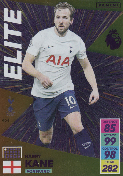 #464 Harry Kane (Tottenham Hotspur) Adrenalyn XL Premier League 2021/22 ELITE