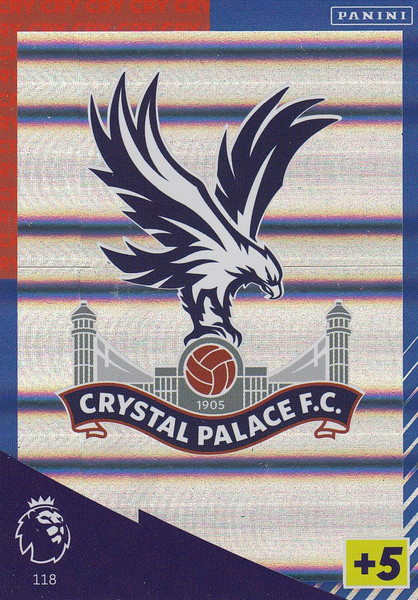 #118 Club Badge (Crystal Palace) Adrenalyn XL Premier League 2021/22