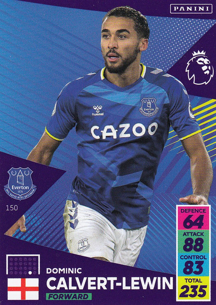 #150 Dominic Calvert-Lewin (Everton) Adrenalyn XL Premier League 2021/22