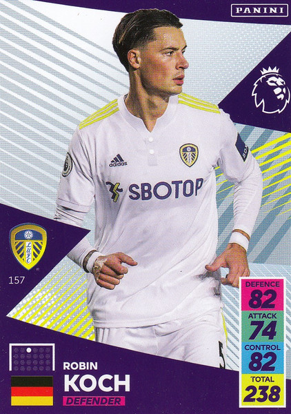 #157 Robin Koch (Leeds United) Adrenalyn XL Premier League 2021/22