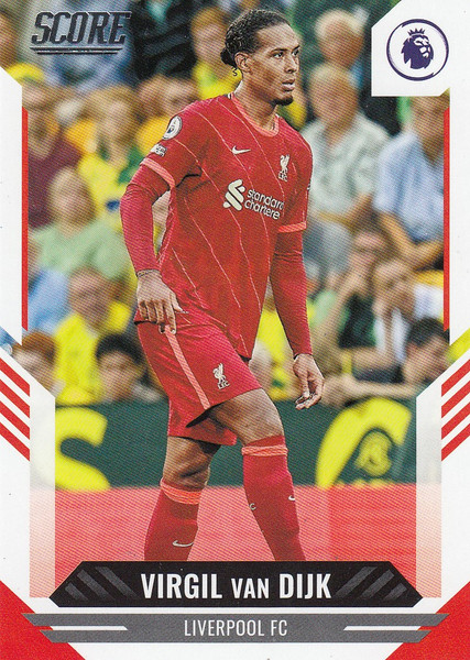 #32 Virgil van Dijk (Liverpool) Panini Score Premier League 2021-22