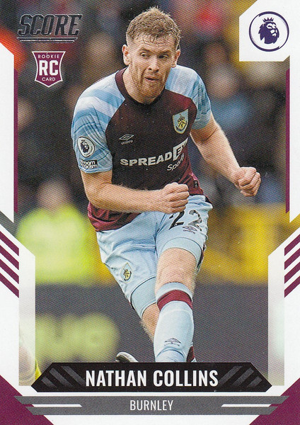 #77 Nathan Collins (Burnley) Panini Score Premier League 2021-22