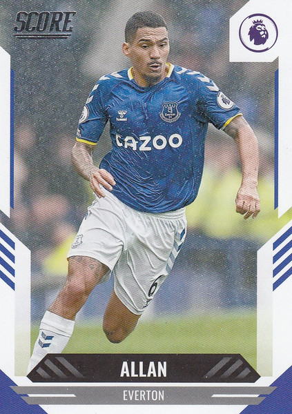 #105 Allan (Everton) Panini Score Premier League 2021-22