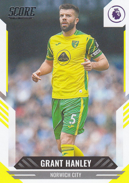 #113 Grant Hanley (Norwich City) Panini Score Premier League 2021-22