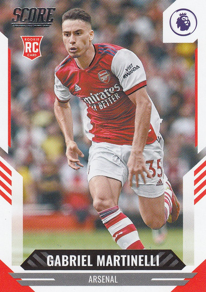 #198 Gabriel Martinelli (Arsenal) Panini Score Premier League 2021-22