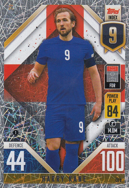 #CD9 Harry Kane (England) Match Attax 101 2022 101 COUNTDOWN