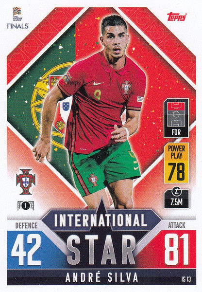 #IS13 Andre Silva (Portugal) Match Attax 101 2022 INTERNATIONAL STAR