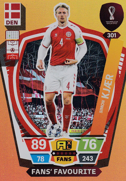 #301 Simon Kjaer (Denmark) World Cup Qatar 2022 FANS FAVOURITE