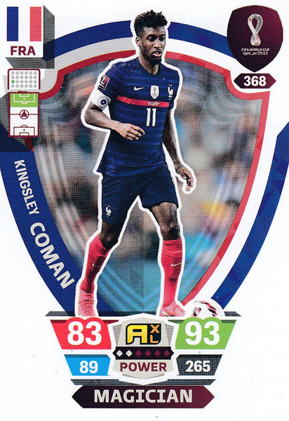 #368 Kingsley Coman (France) World Cup Qatar 2022 MAGICIAN