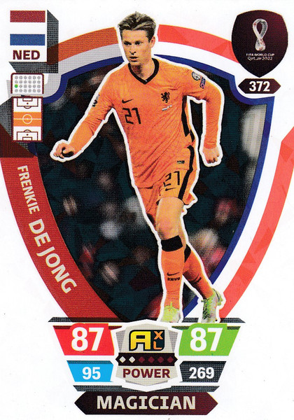 #372 Frenkie de Jong (Netherlands) World Cup Qatar 2022 MAGICIAN