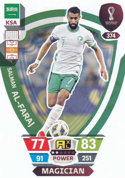 #374 Salman Al-Faraj (Saudi Arabia) World Cup Qatar 2022 MAGICIAN